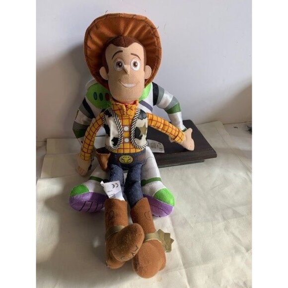 Disney Toy Story Woody Buzz Lightyear & Slinky Plush set #23 - Picture 4 of 9